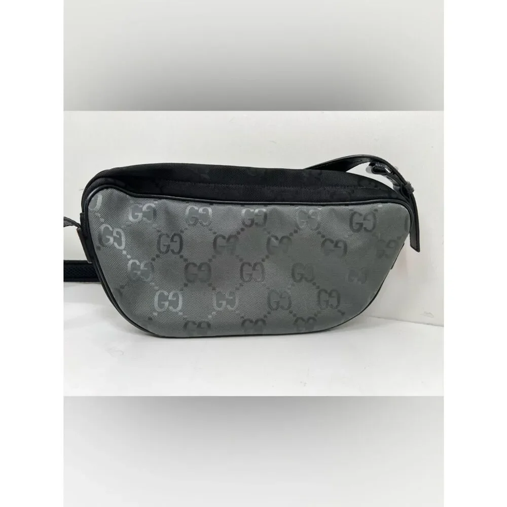 Gucci Men's Green Match Medium Gg Crossbody Bag